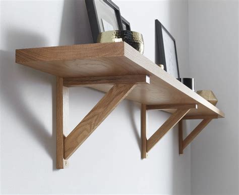 oak shelves with metal brackets|wooden wall shelves with brackets.